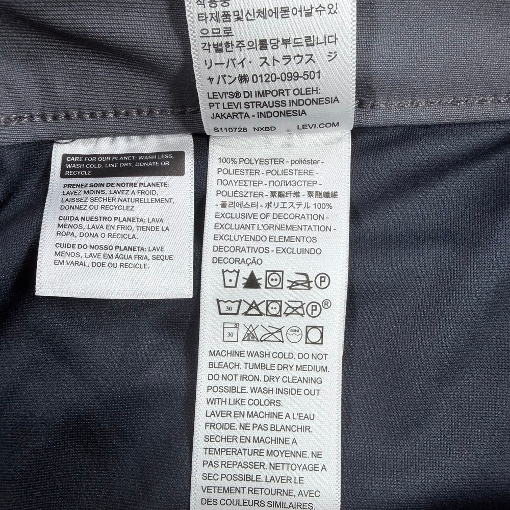 Levi's Mens 32x32 Grey Polyester Blend 511 Slim Tech Stretch Cooling Pants New - Picture 10 of 12